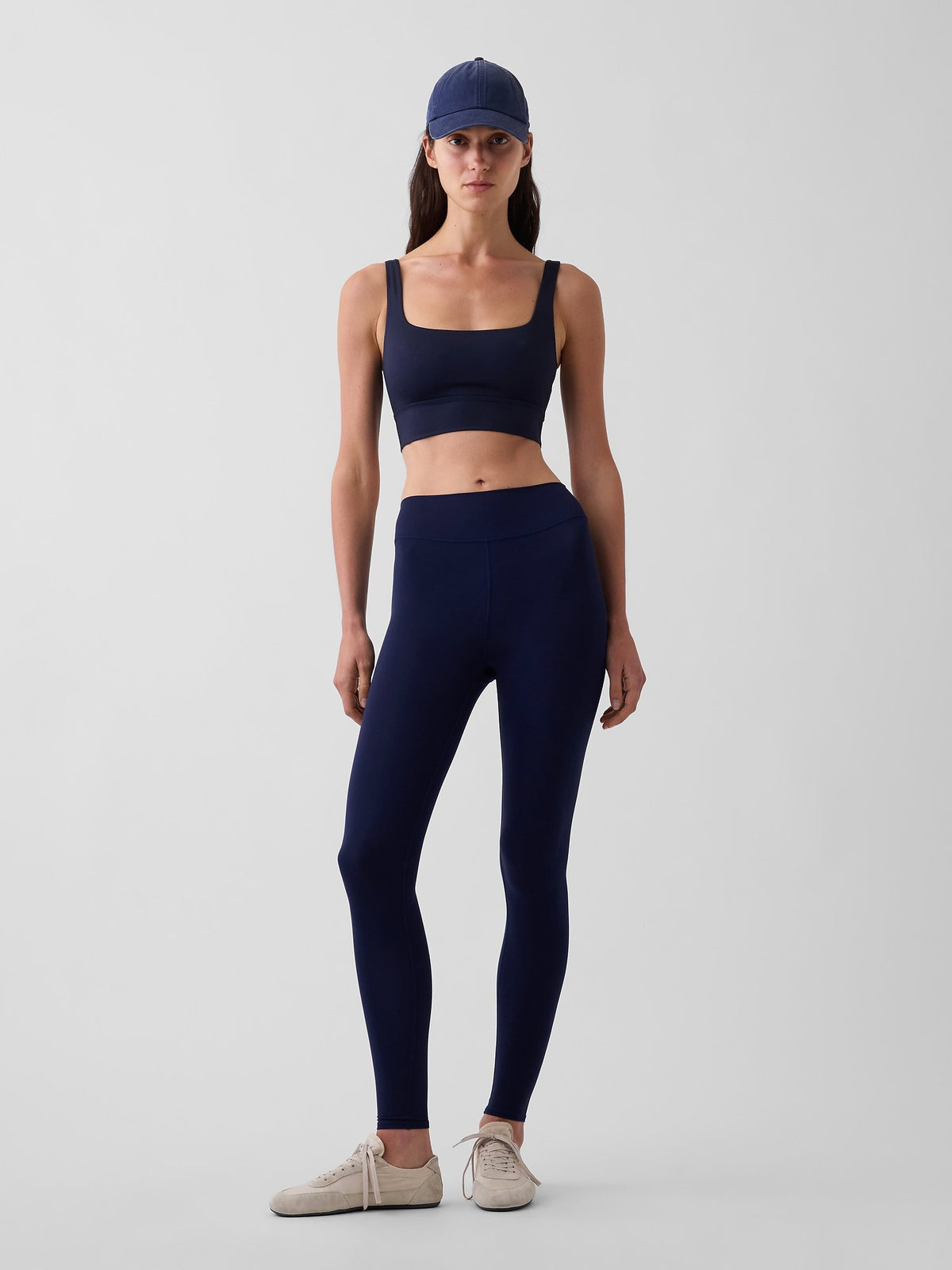 Lacivert Gapfit Smooth Square-neck Spor Sütyeni