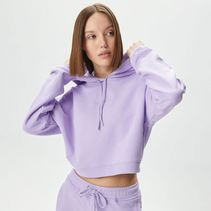 Les Benjamins Essential 303 Kadın Mor Hoodie