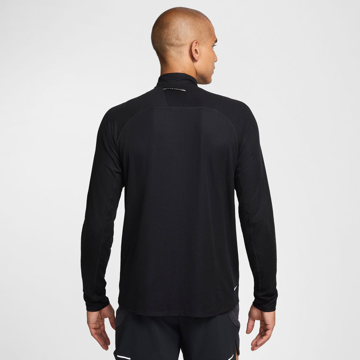 Nike Dri-fit Trail Midlayer Erkek Siyah Koşu Üstü
