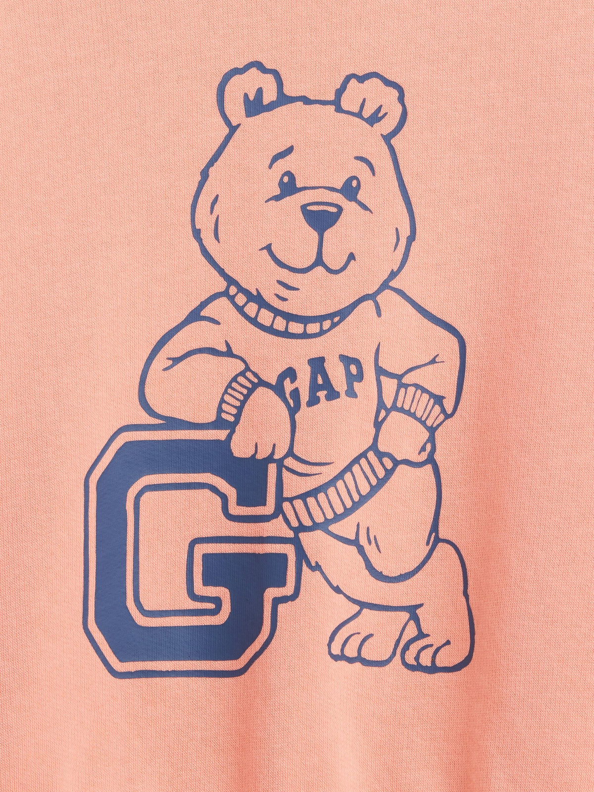 Pembe Relaxed Fransız Havlu Kumaş Grafik Baskılı Sweatshirt