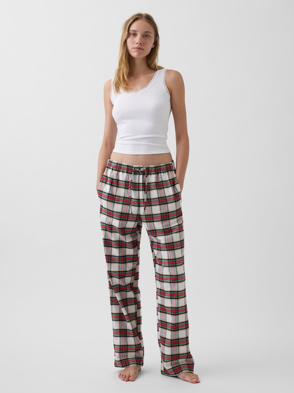 Çok Renkli Softest Flannel Pijama Altı