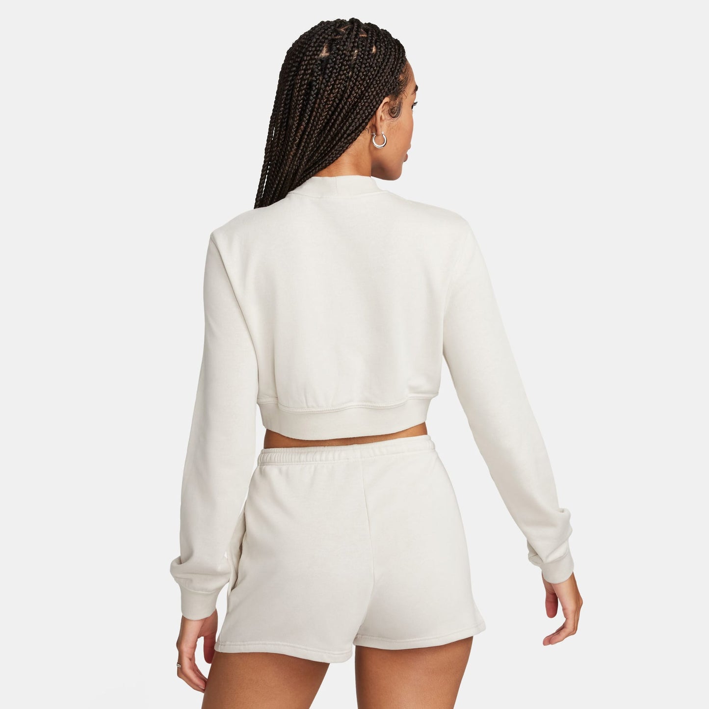 Nike Sportswear Chill Terry Kadın Beyaz Bra