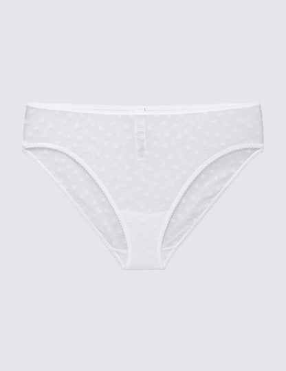 Kalp Detaylı High Leg Külot