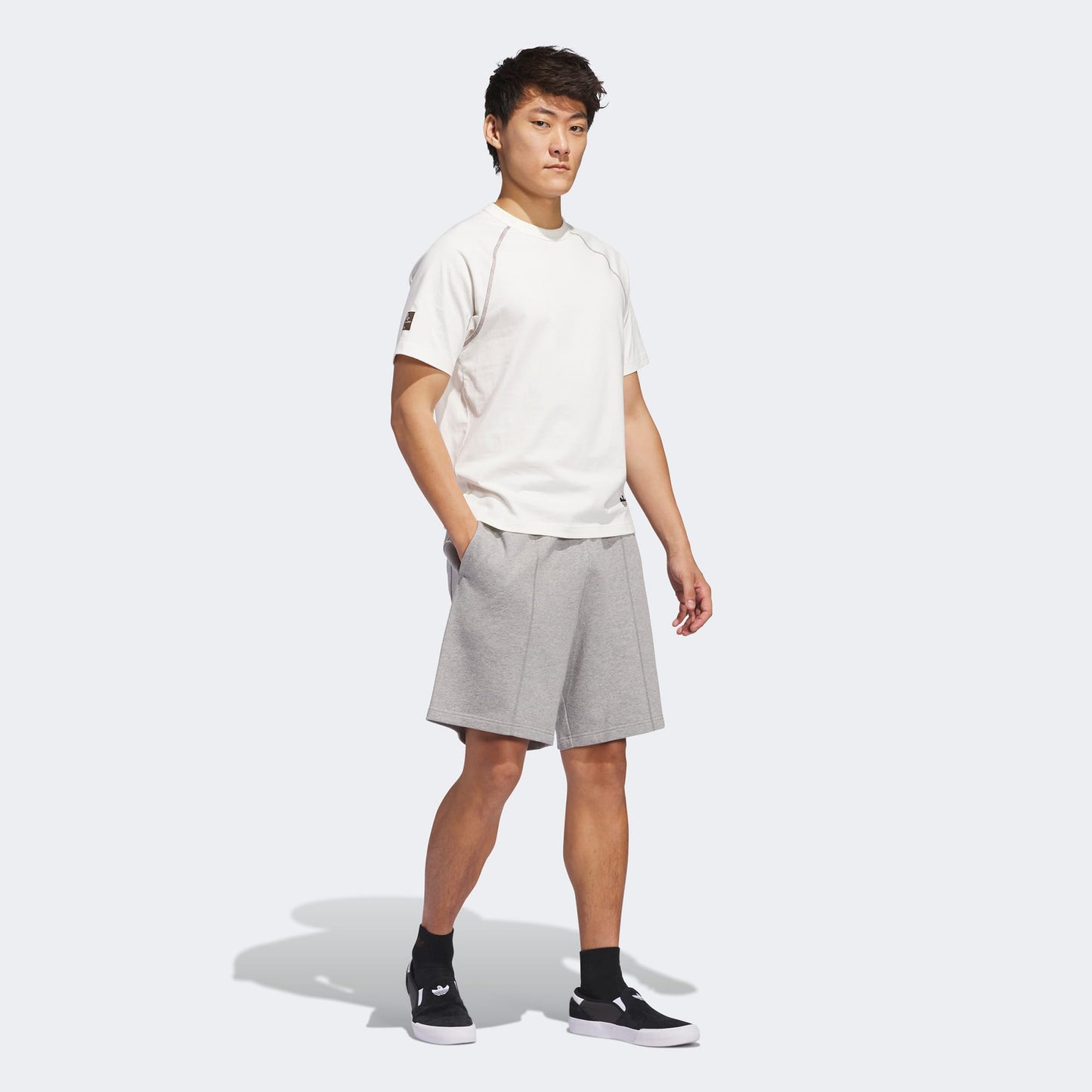 Adidas Mark Gonzalez Erkek Gri Günlük Şort
