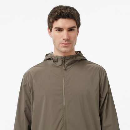 Nautica Erkek Kahverengi Regular Fit Kapüşonlu Su Itici Mont