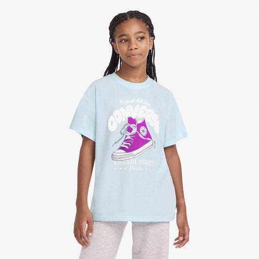 Converse Regular Fit Çocuk Beyaz T-shirt