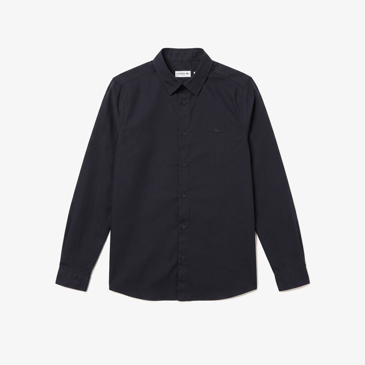 Lacoste Slim Fit Erkek Siyah Gömlek