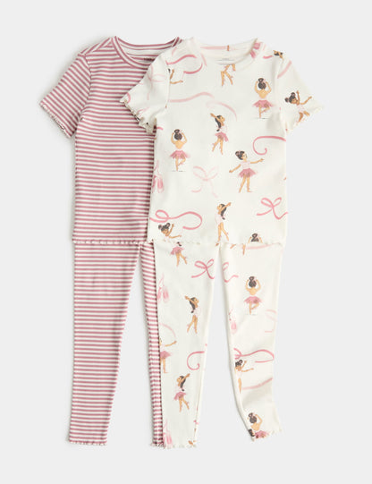 2'li Pamuklu Pijama Takımı