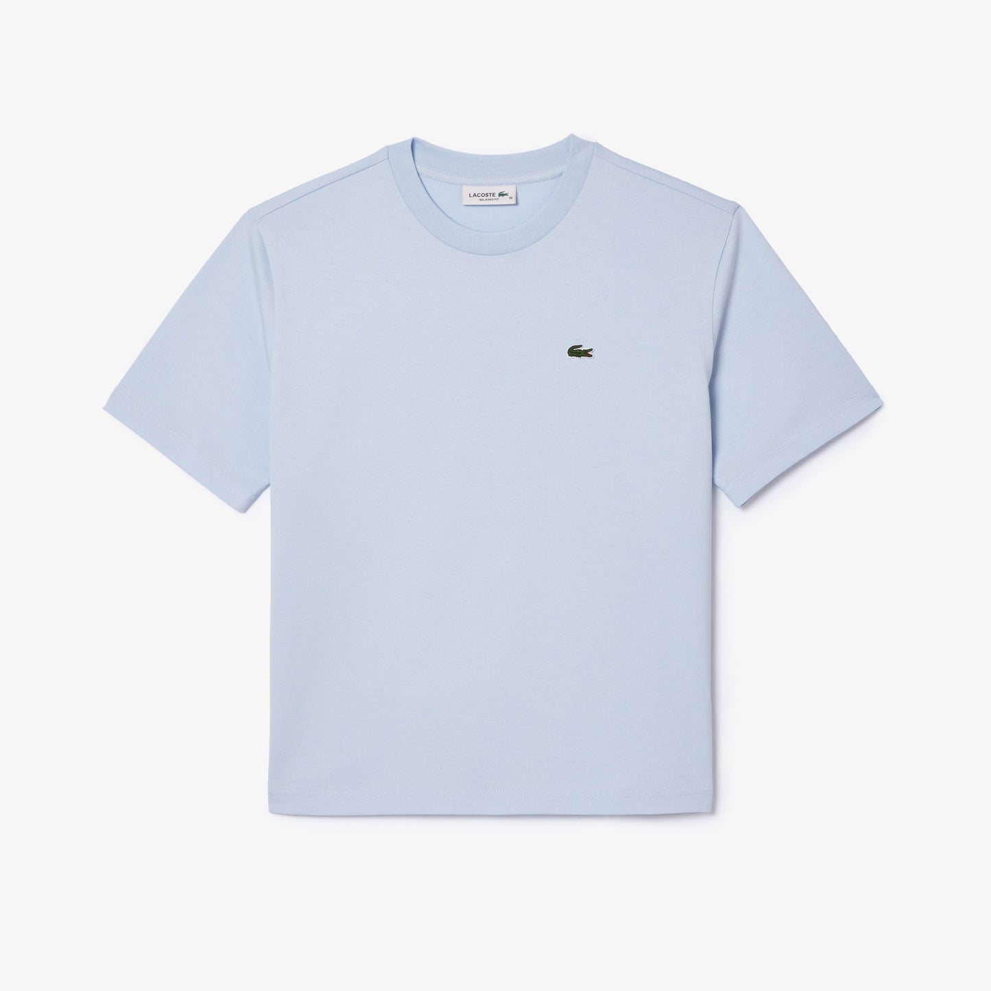 Lacoste Kadın Relaxed Fit Bisiklet Yaka Mavi T-shirt