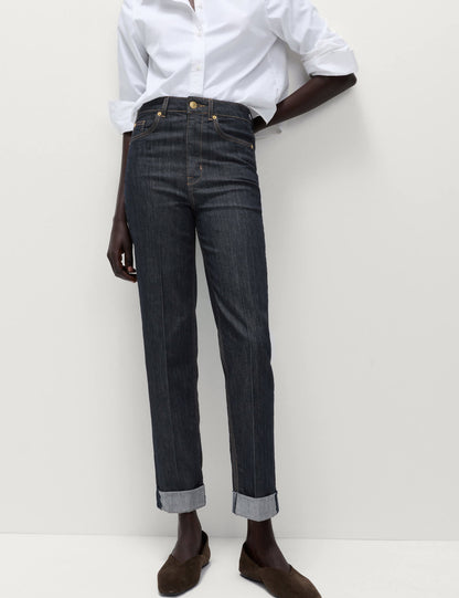 Harper Yüksek Bel Cigarette Fit Jean Pantolon