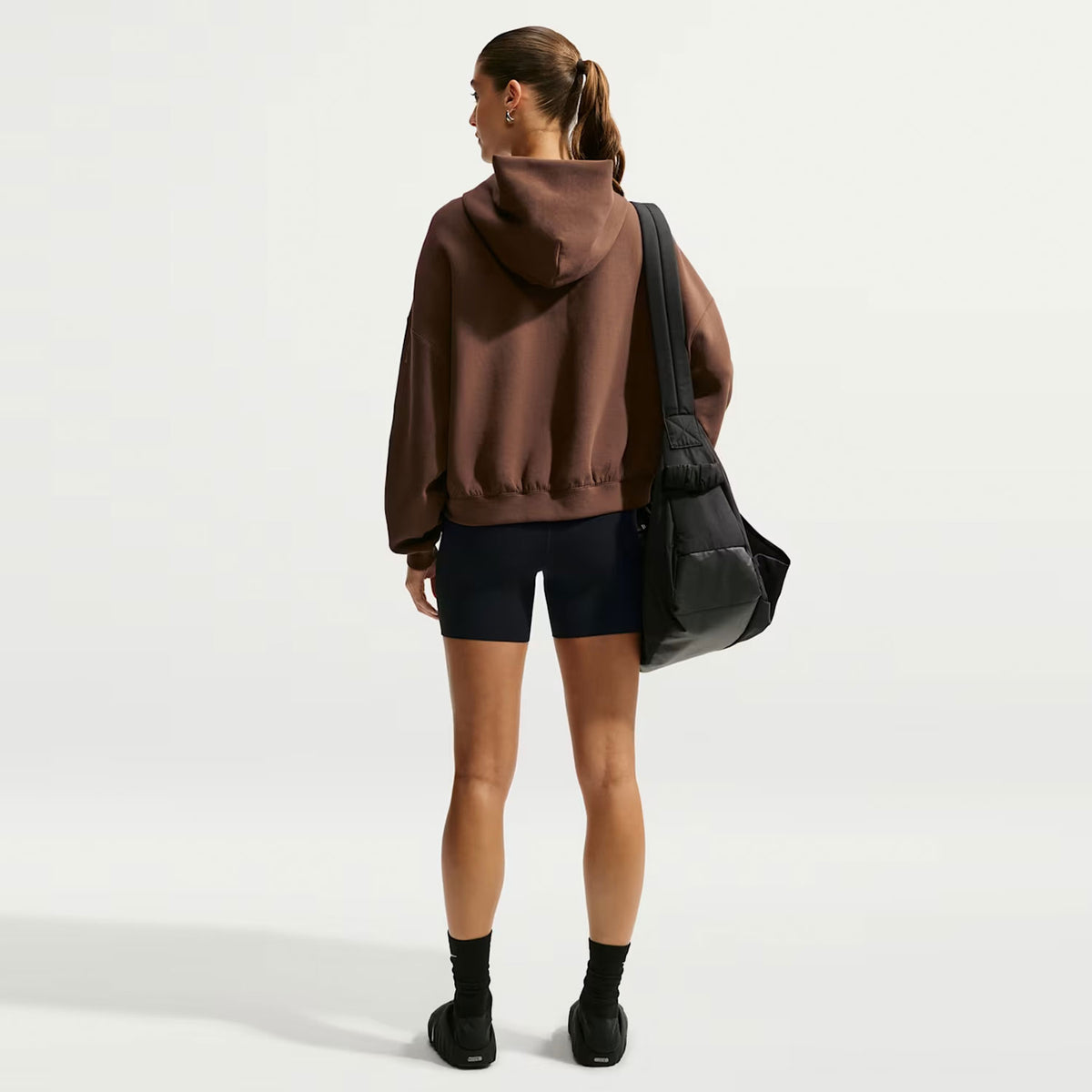 Nike Dfri-fit 24.7 Impossibly Soft Po Kadın Kahverengi Sweatshirt