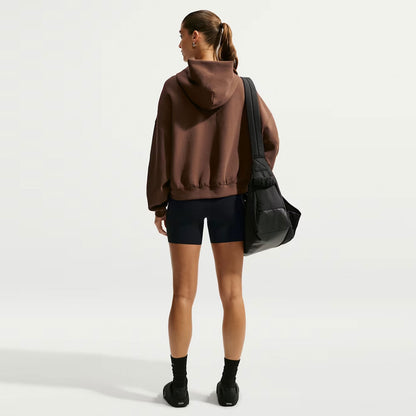 Nike Dfri-fit 24.7 Impossibly Soft Po Kadın Kahverengi Sweatshirt