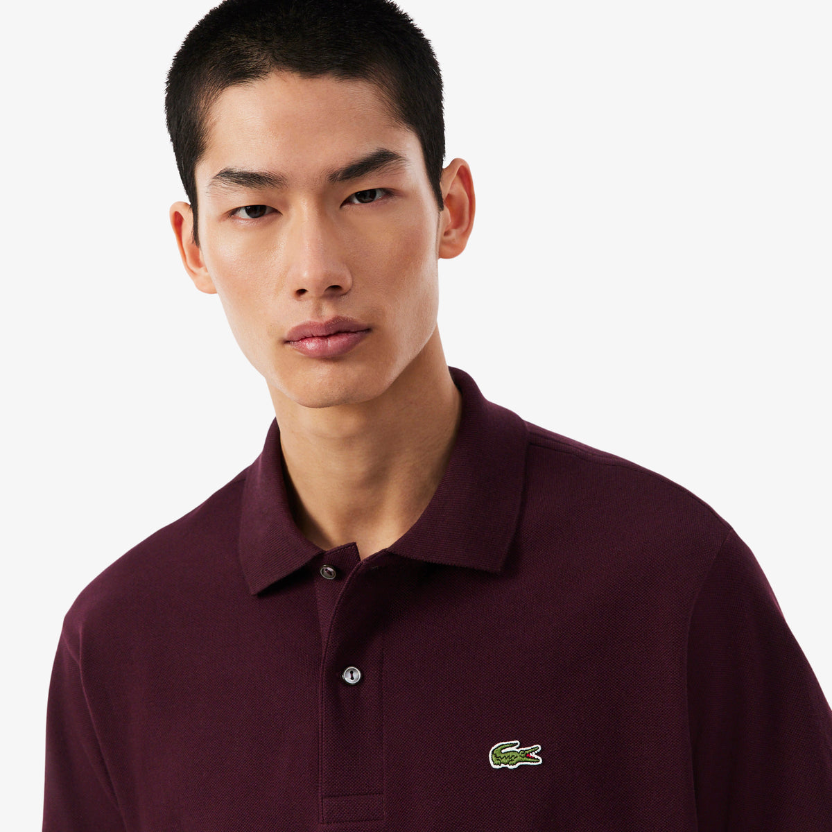 Lacoste L.12.12 Classic Fit Erkek Bordo Polo