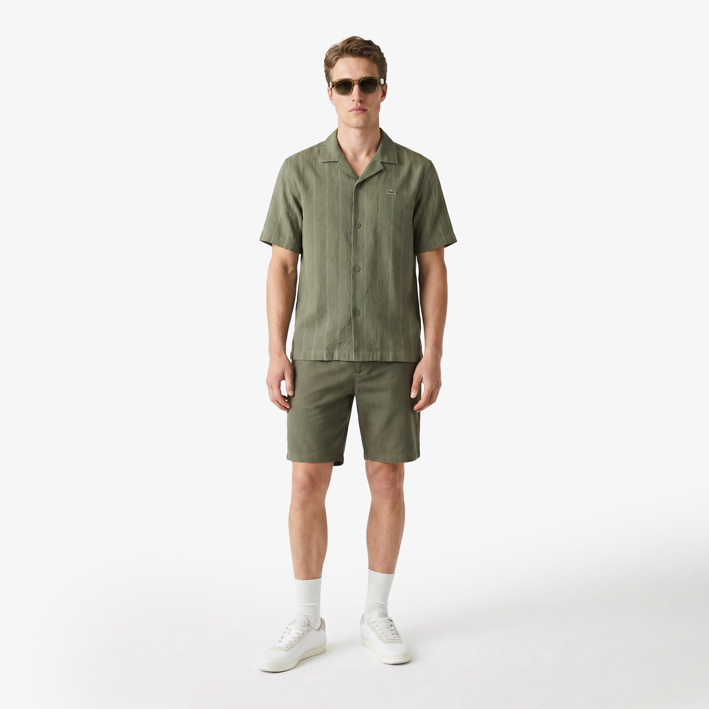 Lacoste Tapered Fit Erkek Haki Şort