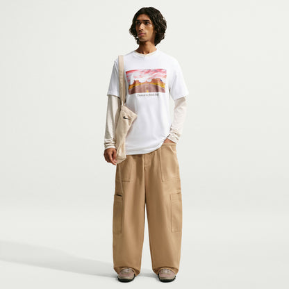 Nike Sportswear Club Photo Erkek Beyaz T-shirt