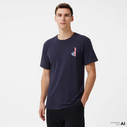 Converse Baskılı Erkek Siyah T-shirt
