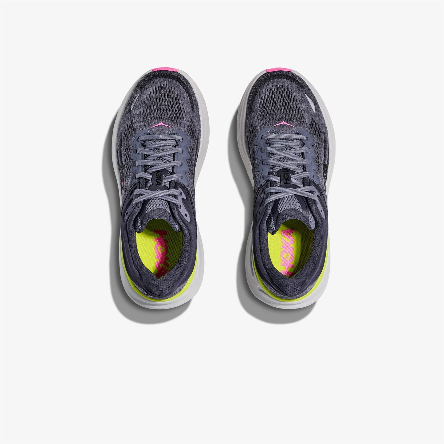 Hoka Bondi 9 Kadın Gri Koşu Ayakkabısı