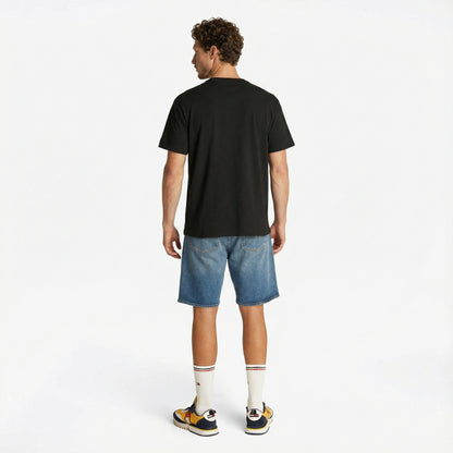 Tommy Hilfiger Linear Erkek Siyah T-shirt