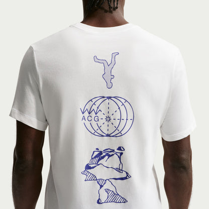Nike Acg Dri-fıt Graphic Erkek Beyaz T-shirt
