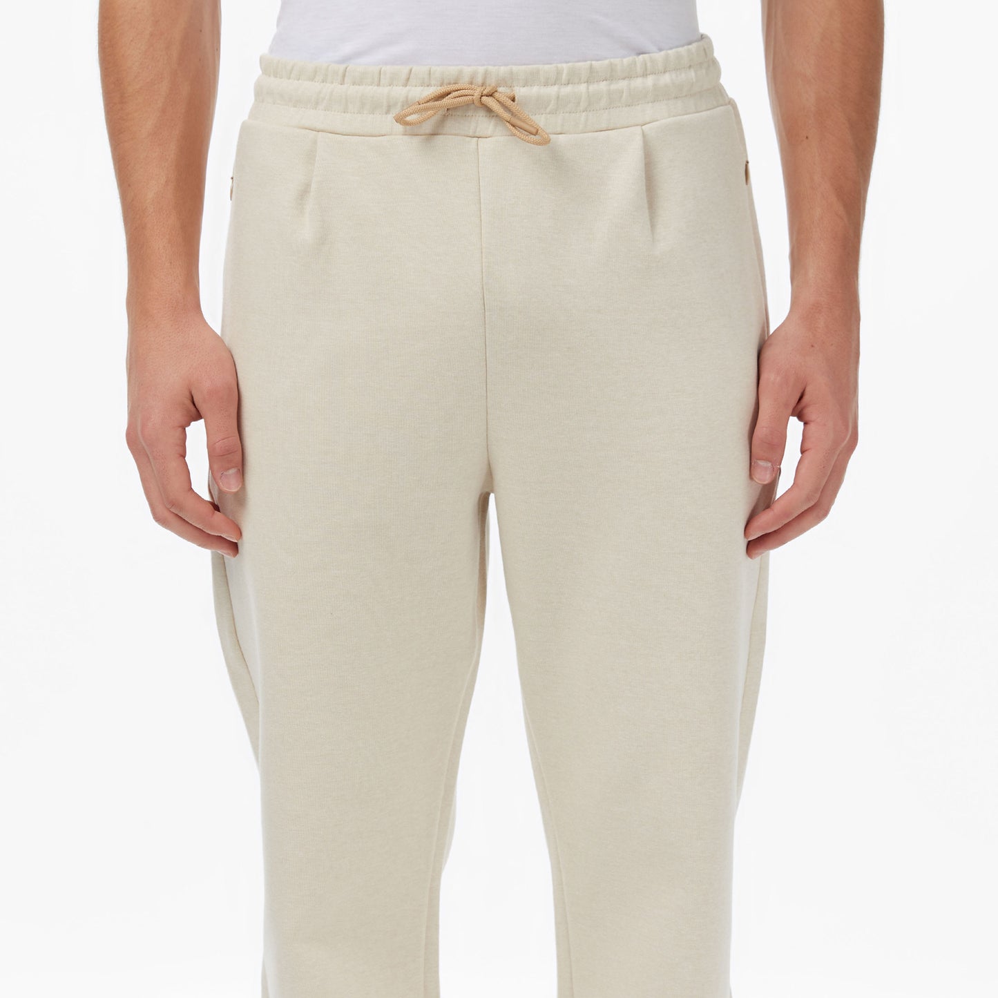 Lacoste Erkek Regular Fit Monogram Krem Eşofman Altı