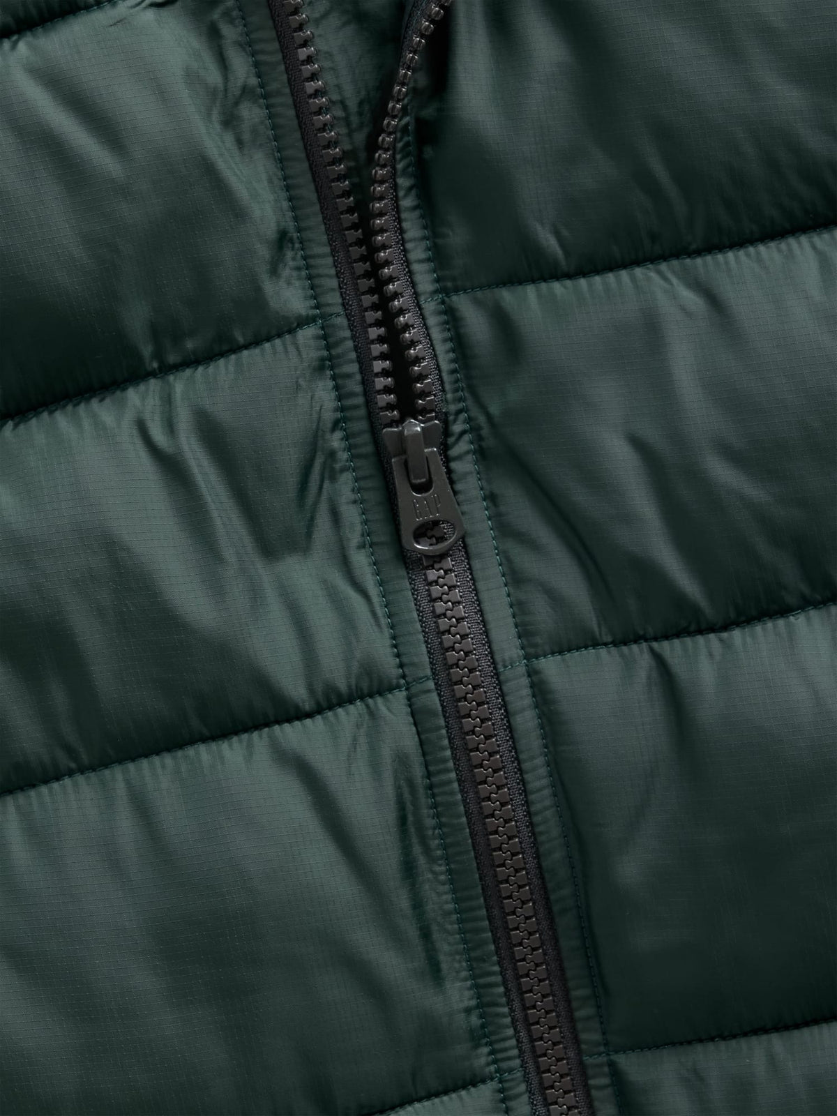 Koyu Yeşil Recycled Lightweight Puffer Şişme Yelek