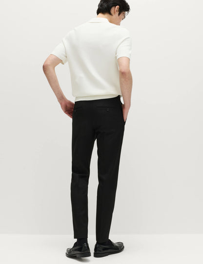 Tapered Fit Lastikli Bel Pantolon