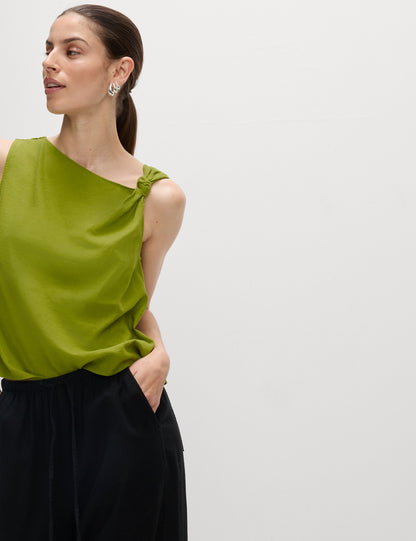 Twist Linen Top