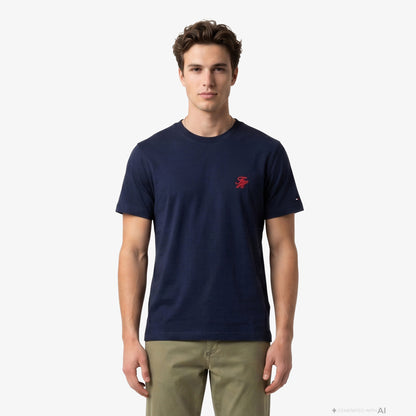Tommy Hilfiger Swimshop Erkek Lacivert T-shirt