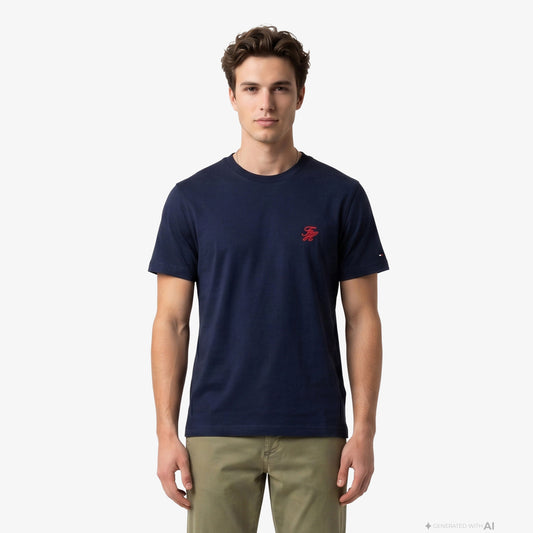 Tommy Hilfiger Swimshop Erkek Lacivert T-shirt