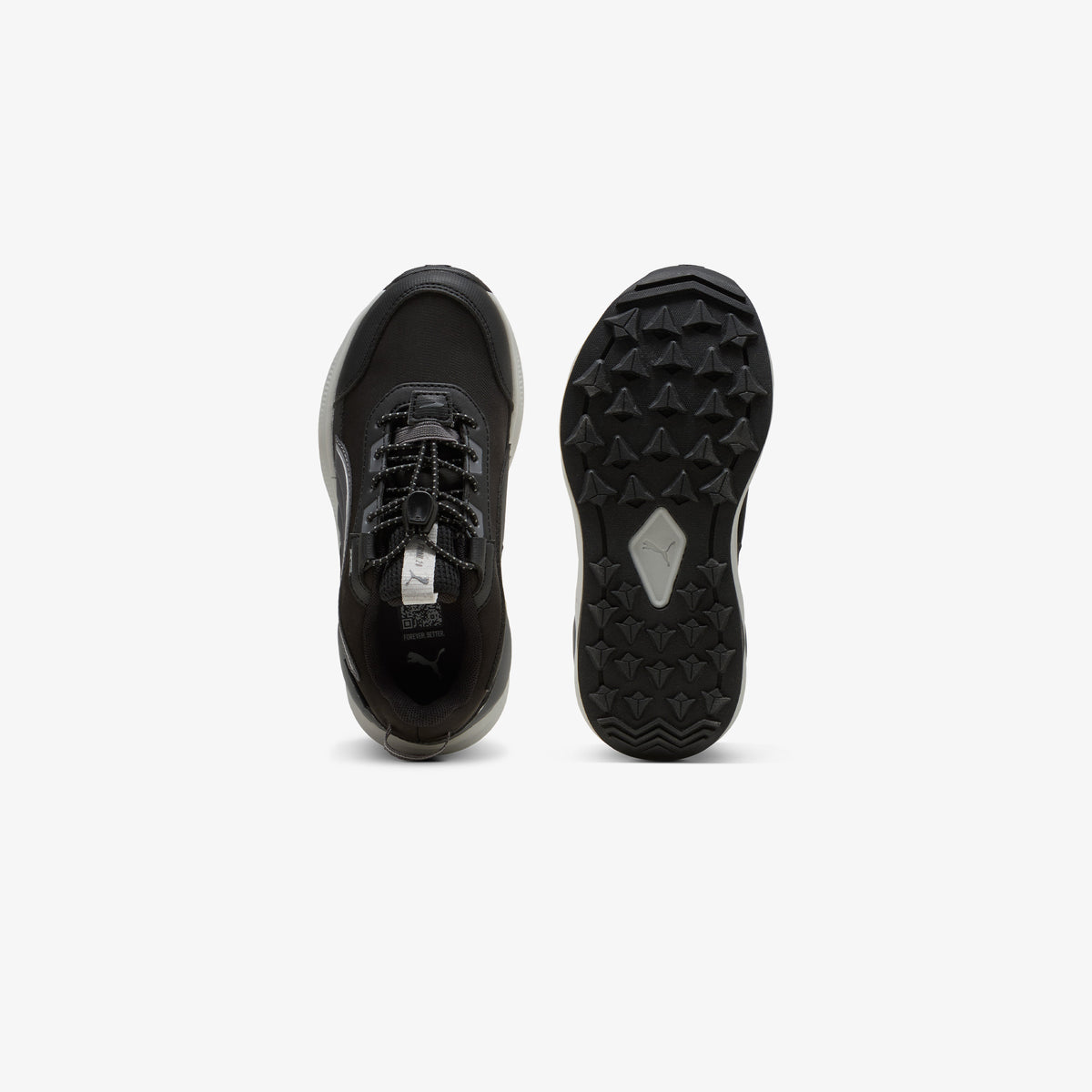 Puma Evolve2.0 Trailpuretex Lo Çocuk Siyah Spor Ayakkabı