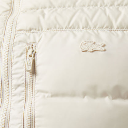 Lacoste Erkek Kapüşonlu Krem Mont