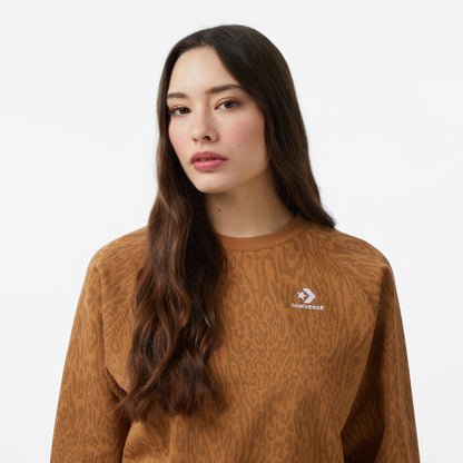 Converse Kadın Kahverengi Sweatshirt