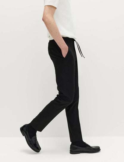 Tapered Fit Lastikli Bel Pantolon
