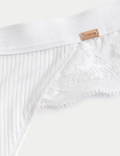 Lounge Rib & Lace Brazilian Külot