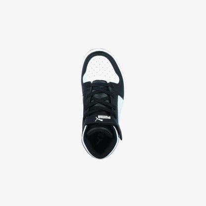 Puma Rebound Layup Çocuk Siyah/beyaz Spor Ayakkabı