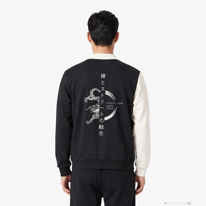 Unıted4 Regular Fit Erkek Siyah Sweatshirt