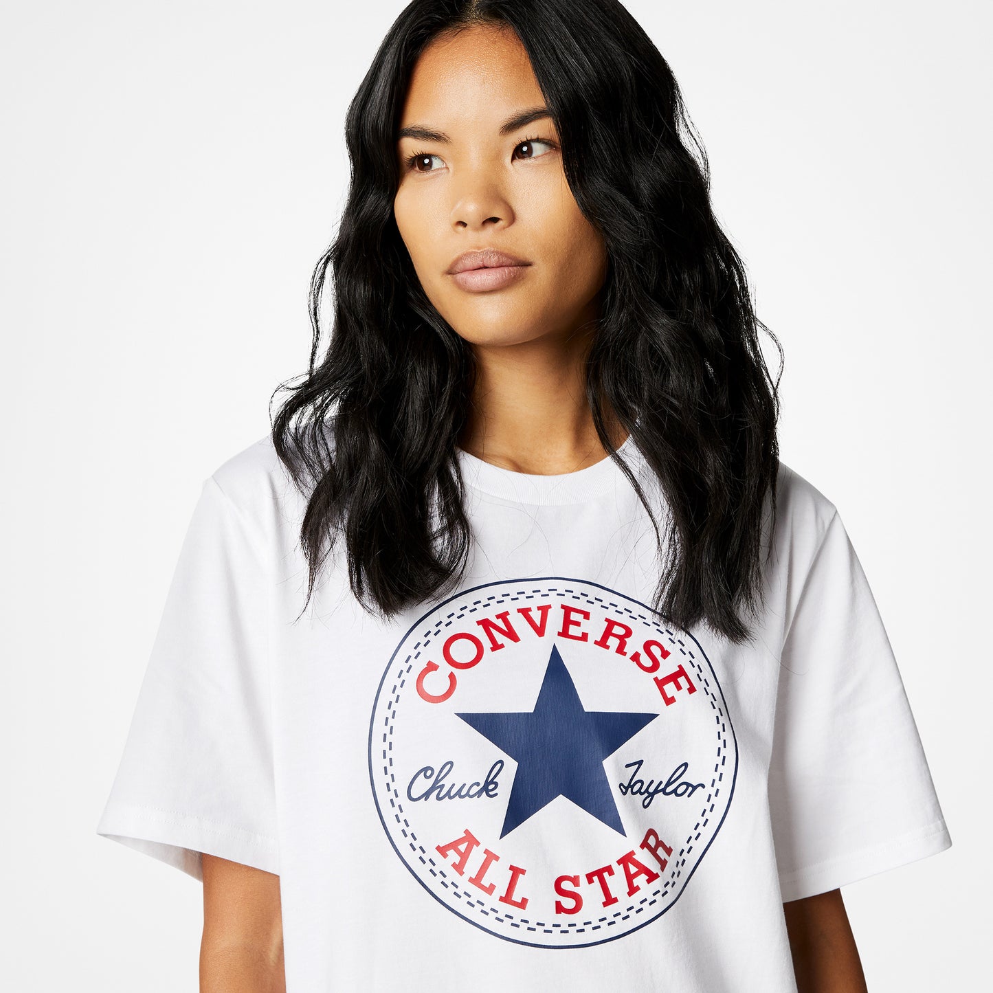 Converse Go-to All Star Patch Logo Unisex Beyaz T-shirt