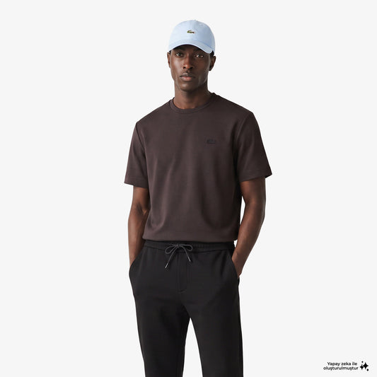 Lacoste Oversize Fit Erkek Kahverengi T-shirt