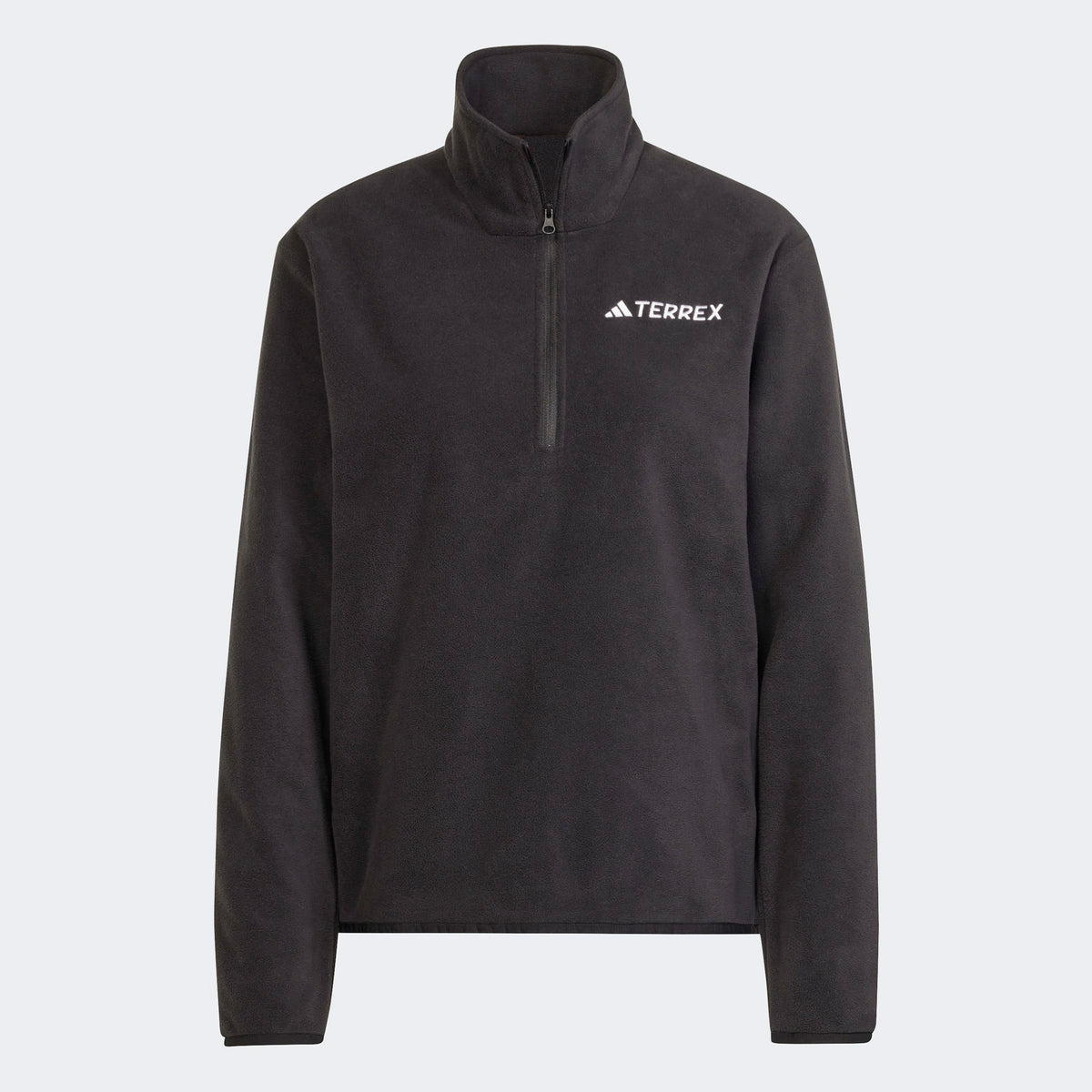 Adidas Mountain Essentials Half-zip Fleece Kadın Siyah Polar