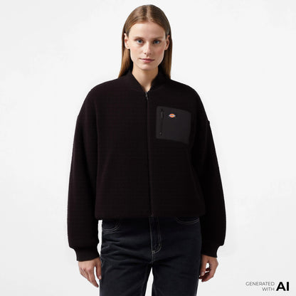 Dickies Central Sherpa Bomber Kadın Siyah Ceket