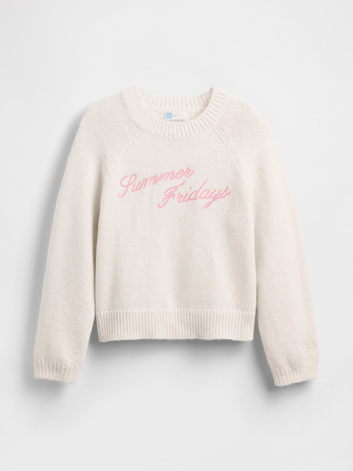 Kırık Beyaz Gap × Summer Fridays Oversized Logo Kazak