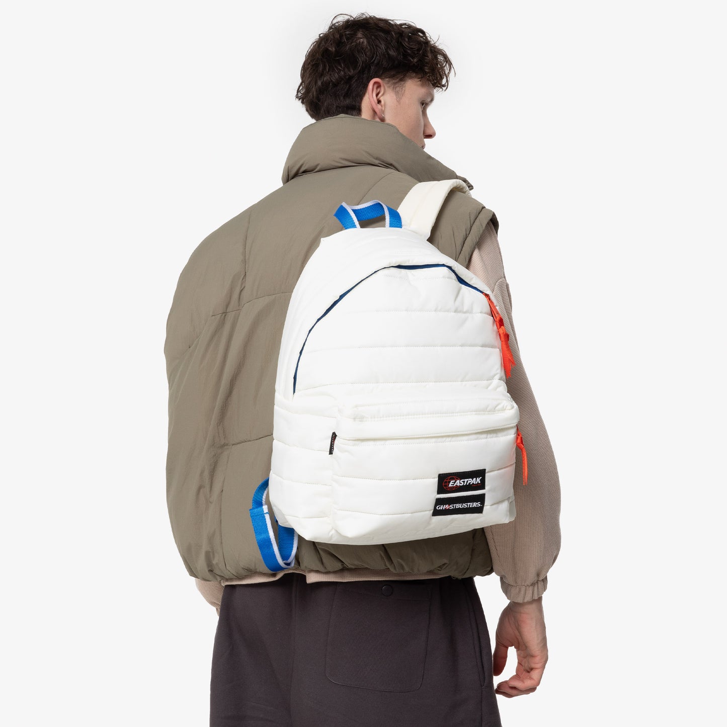 Eastpak Padded Pak'r Ghostbusters Puft Unisex Beyaz Sırt Çantası