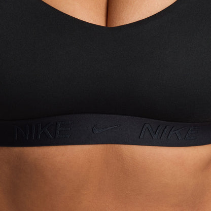 Nike Indy Fit Light Support Kadın Siyah Antrenman Bra