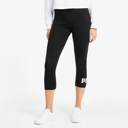Puma Ess 3/4 Logo Kadın Siyah Tayt