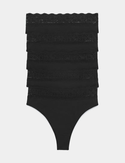 Yüksek Belli 5'li Tanga Külot