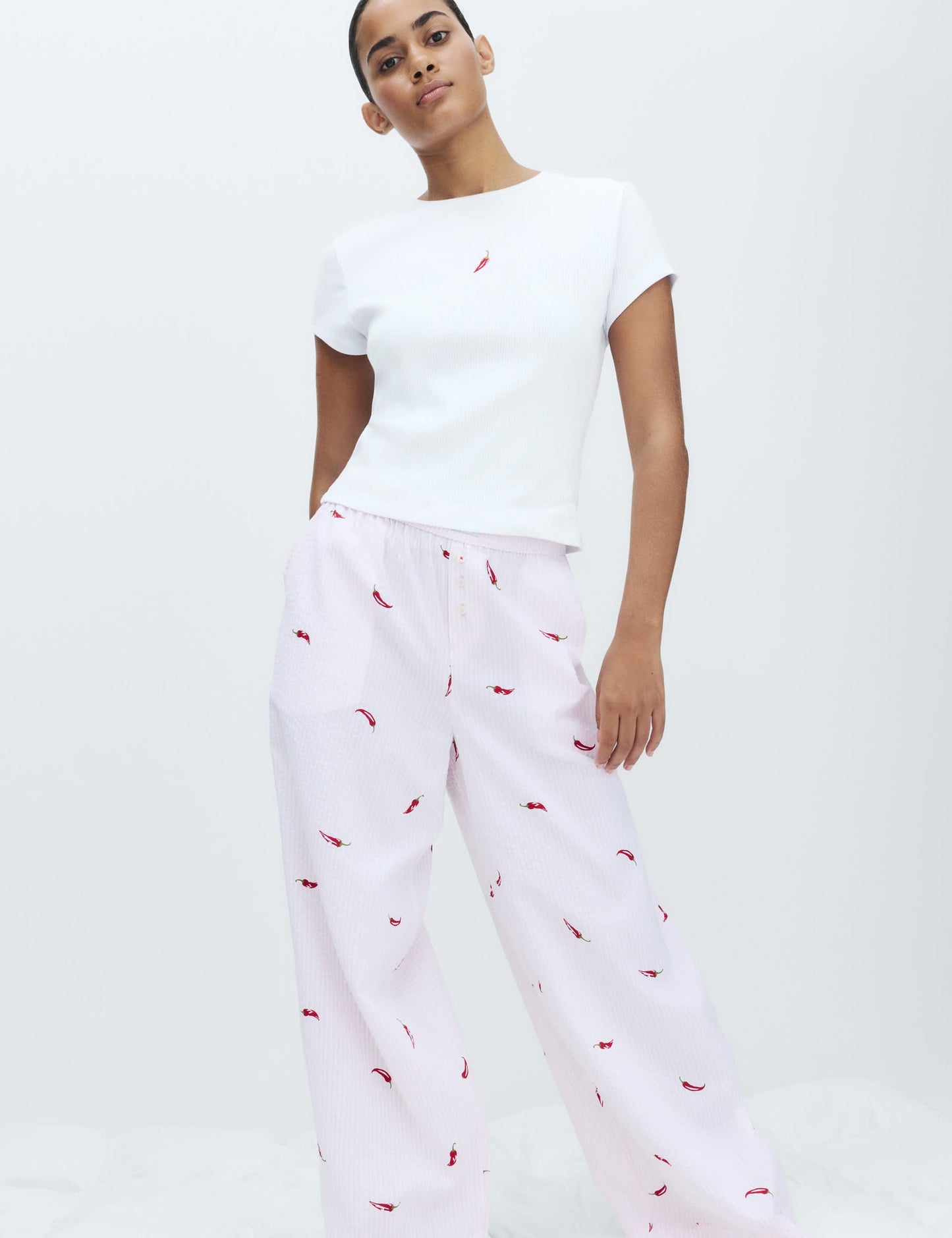 Desenli Pijama Üstü