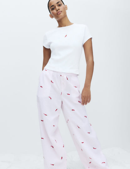 Desenli Pijama Üstü