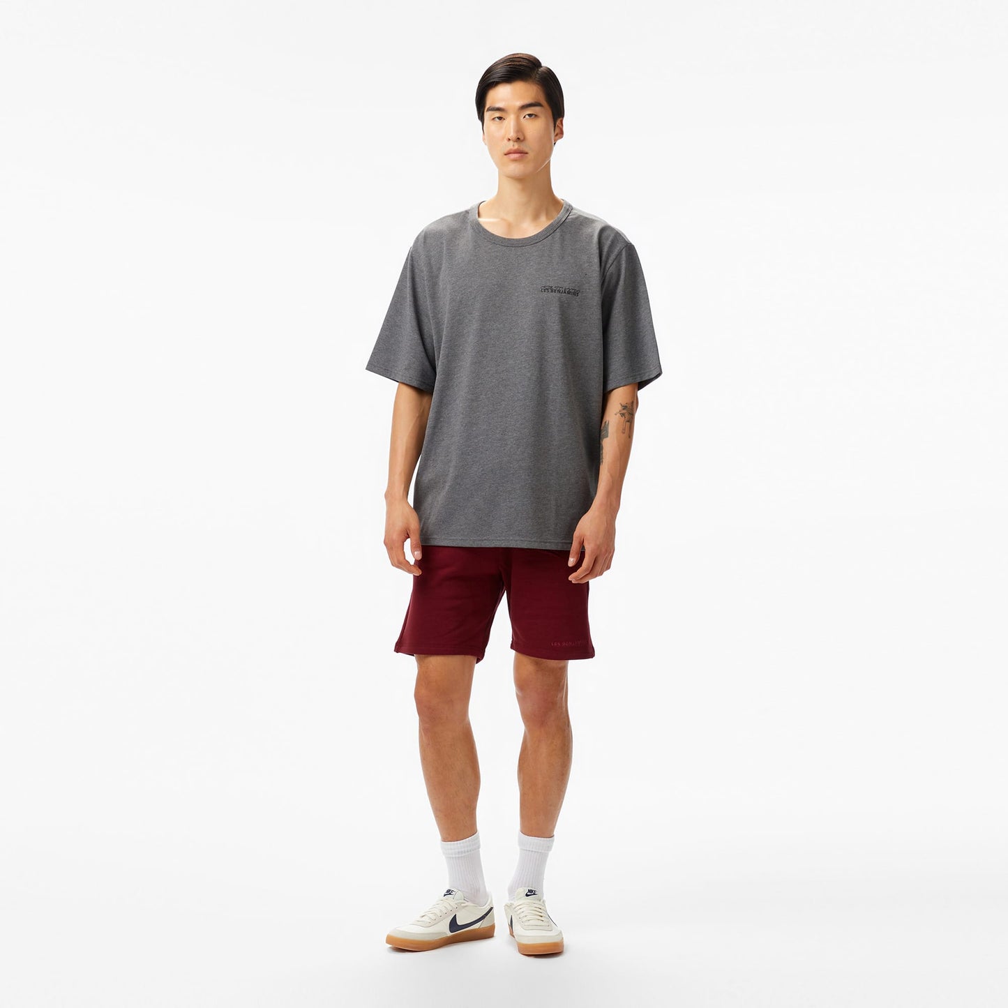 Les Benjamins 414 East Now Erkek Gri T-shirt