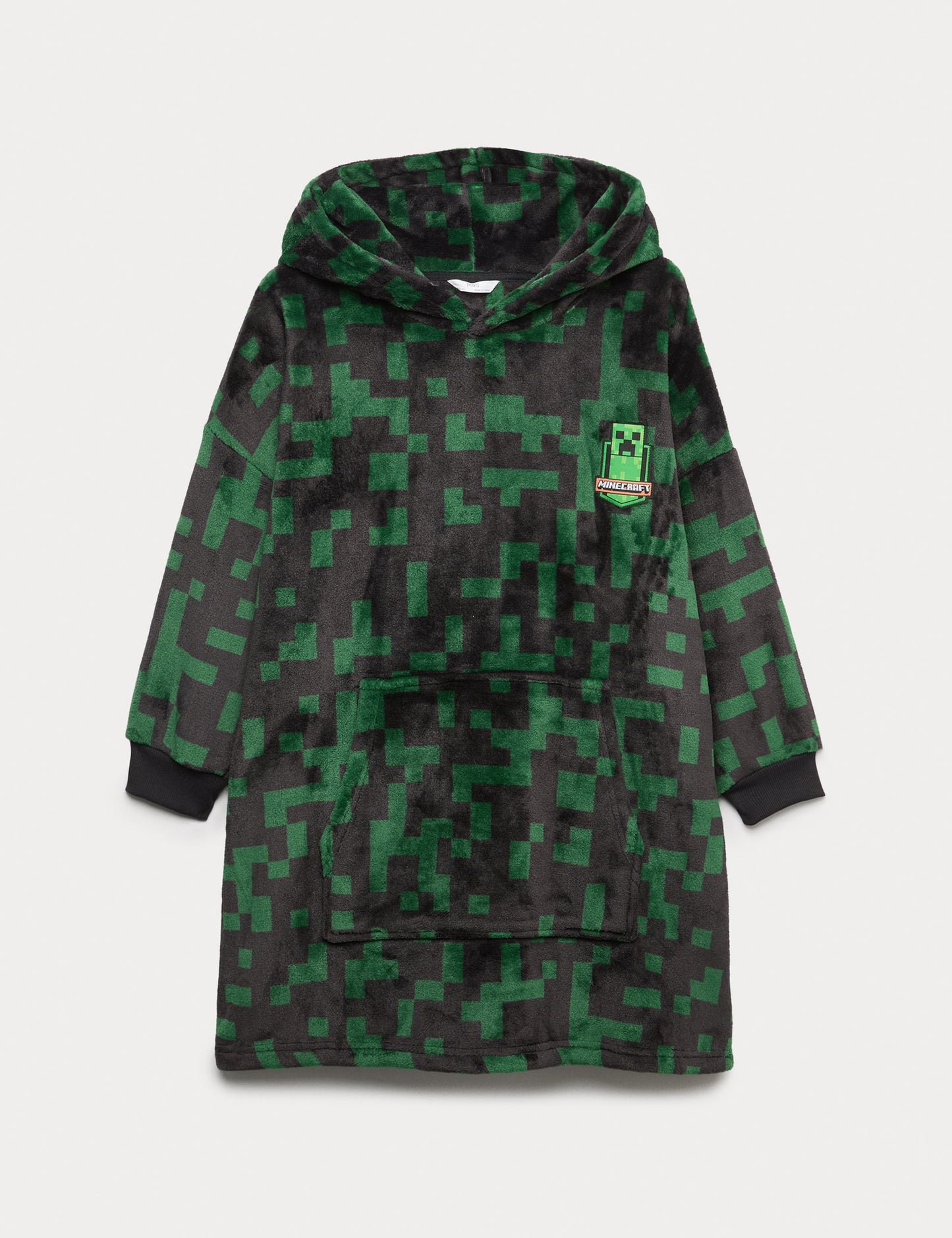 Minecraft Oversize Polar Kapüşonlu Hoodie