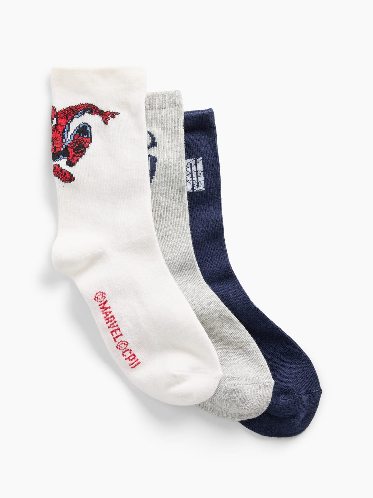 Çok Renkli Marvel Spider-man Crew Çorap (3’lü)